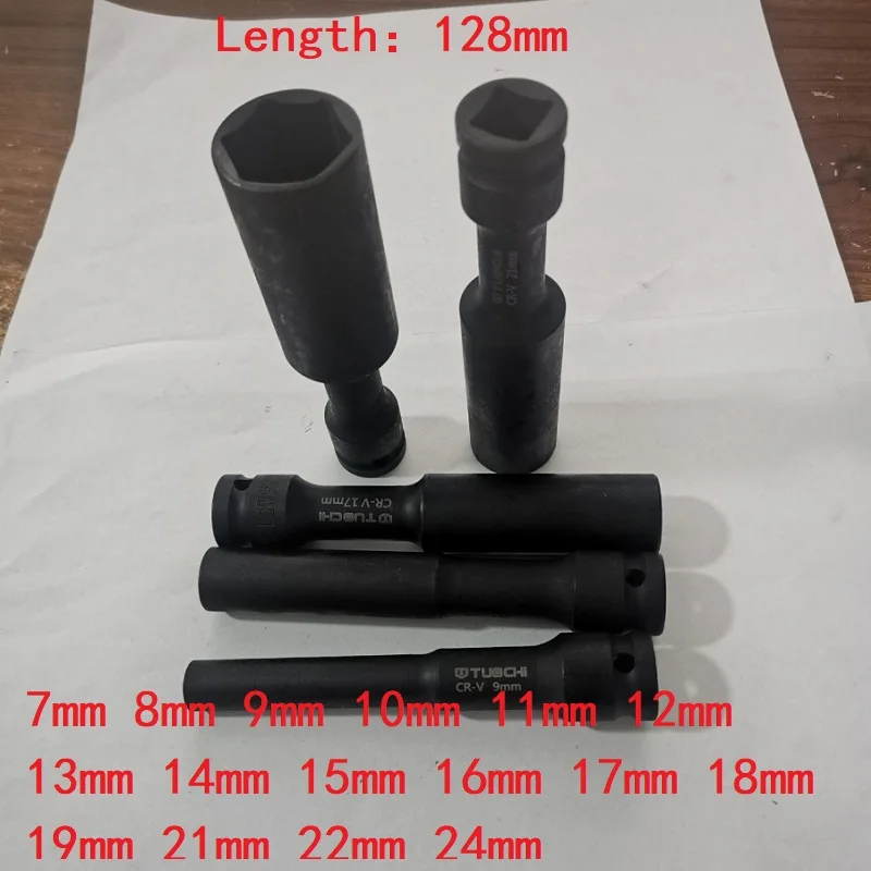 

Набор торцевых головок хромованадиевой стали 1/2 дюйма 7-24 мм