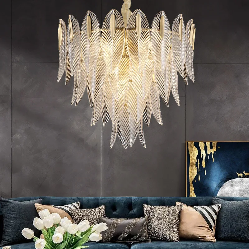 

Светильник-подвеска E14 в виде листьев