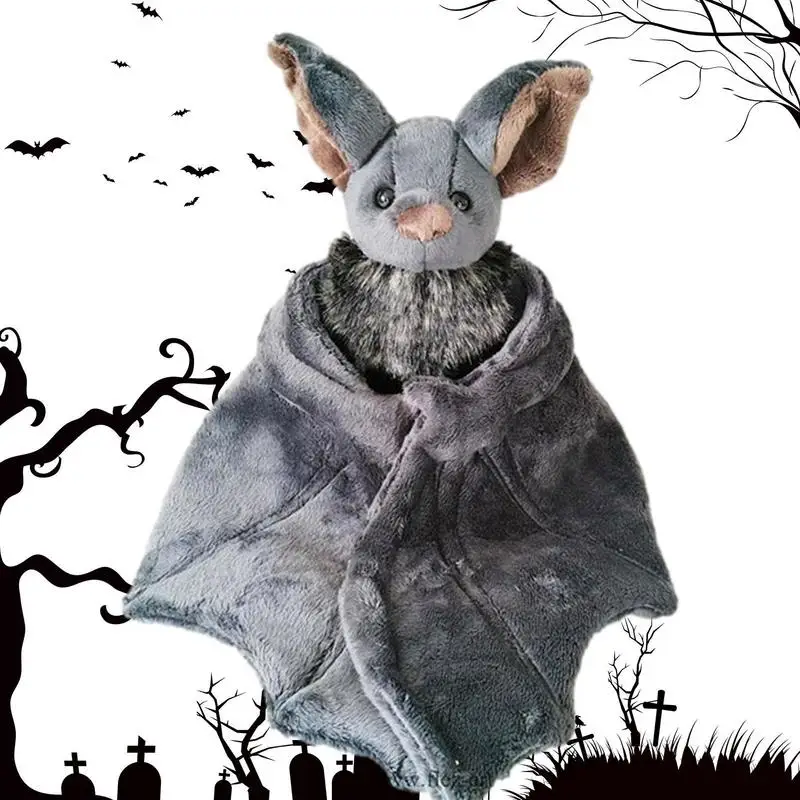 

Bat Plush Toy 13 Inch Bat Stuffed Animals Plush Toys Soft Plush Pillow Animal Doll For Hugging Gothic Bat Home Decoration Party