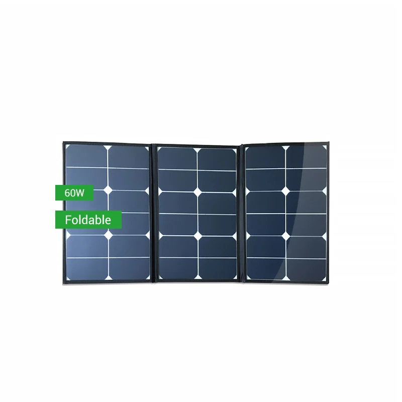 

Light 12v 60w 100w 120w foldable solar panel portable folding panels