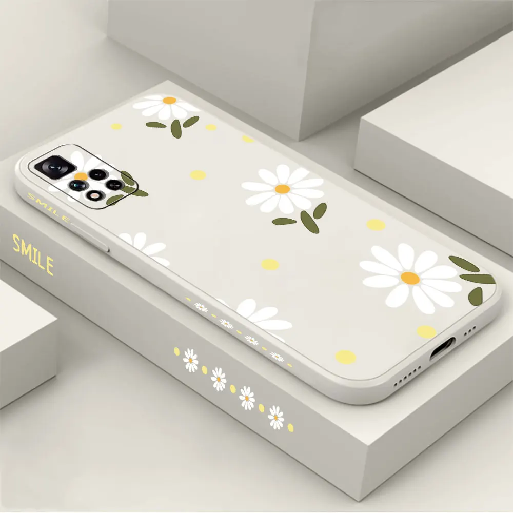 

Scattered Daisy Phone Case For Redmi Note 12 11 11T 11R 11E 11S 10 10T 9 9S 9T 8 7 7S Pro Plus Max 4G 5G Cover Fundas Cqoue Capa
