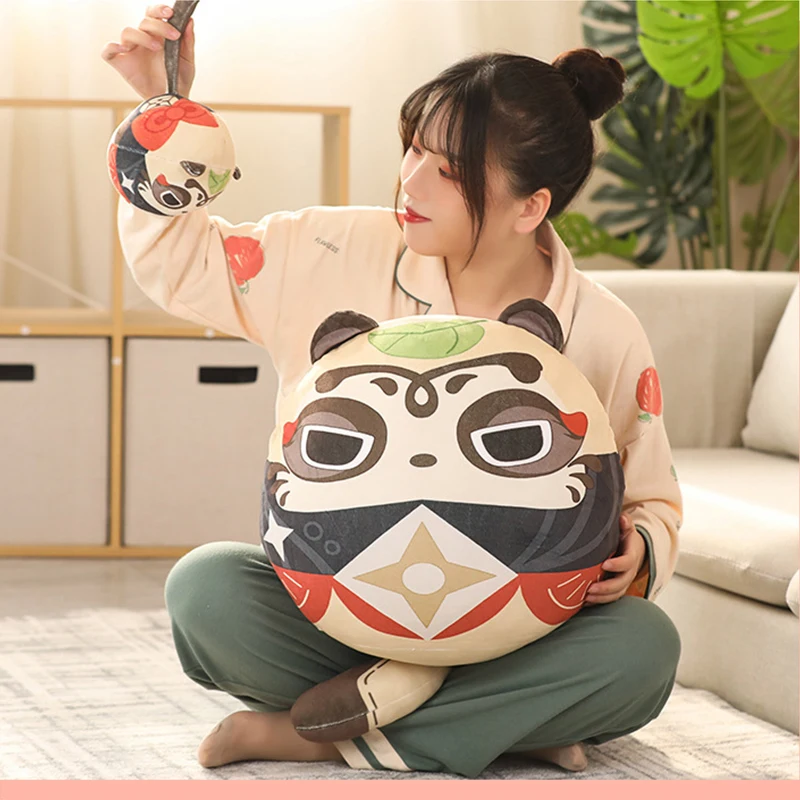 Genshin Impact Game Onigiri плюшевая креативная двухмерная игровой периферический куклы