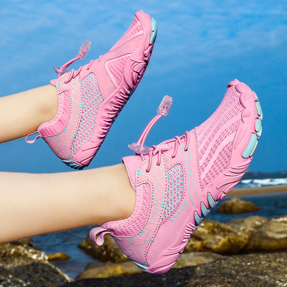 

Children Diving Sneaker Non-slip Kids Swim Beach Aqua Shoes Quick Dry Breathable Wear-resistant for Indoor Fitness Sports