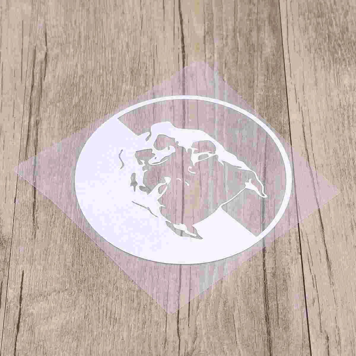 

Self Adhesive Bull Dog Car Decal Pitbull Sticker for Laptop Window Wall Car Truck Motorcycle(White)