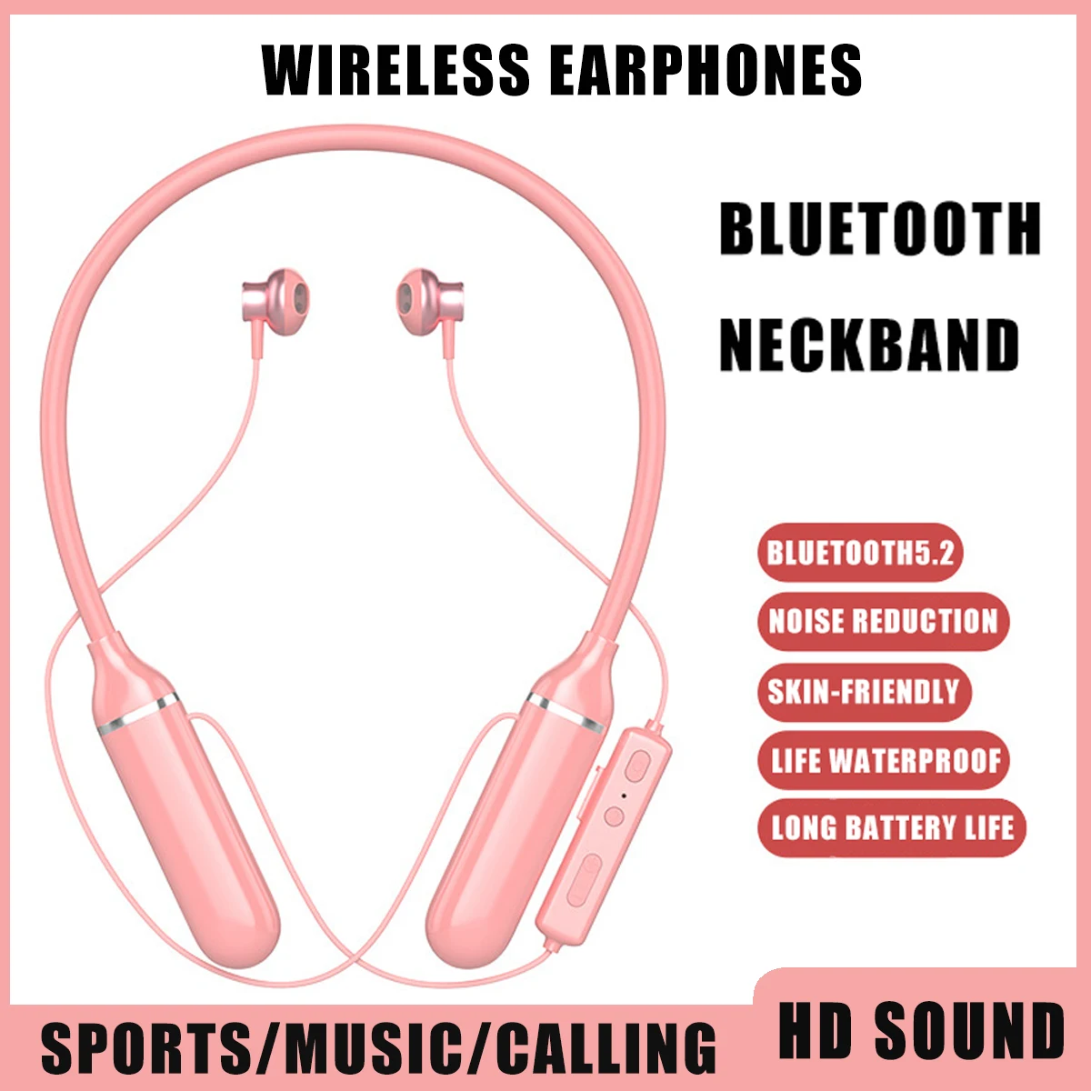 

Bluetooth-наушники с костной проводимостью, спортивные водонепроницаемые беспроводные наушники, удобные внутриканальные Hi-Fi стерео наушники с ...