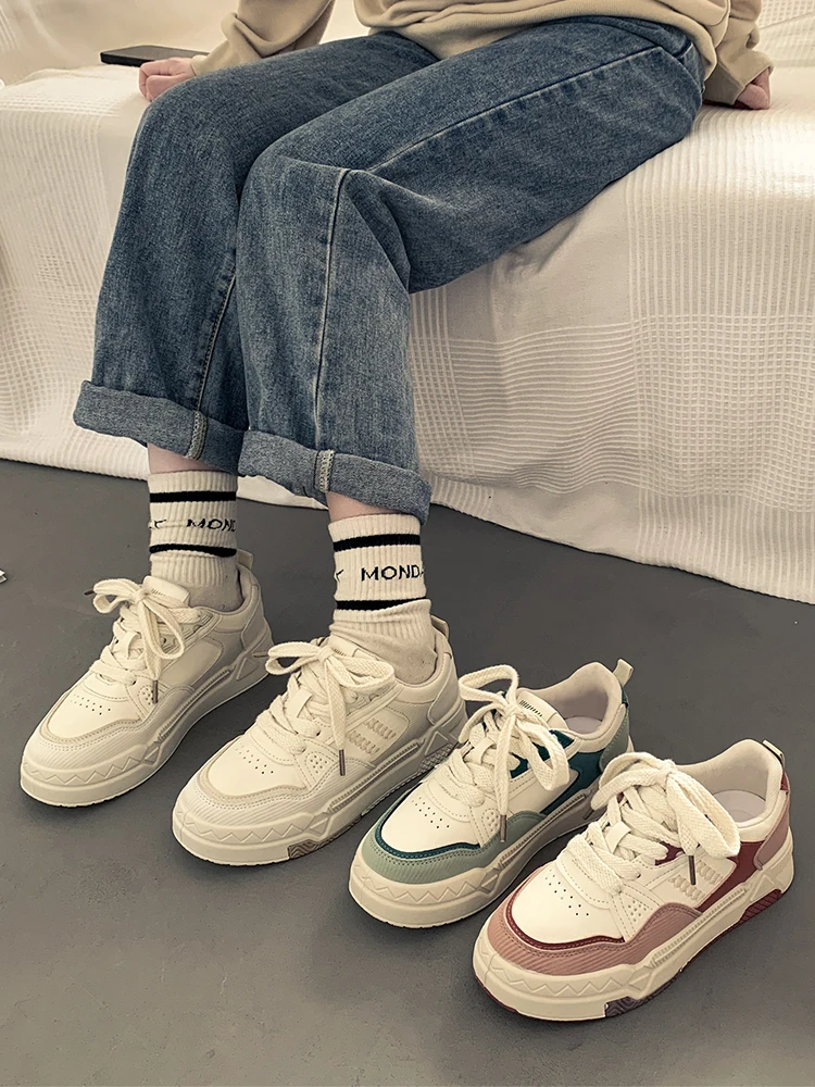 

Кроссовки женские с круглым носком, платформа, без застежки, криперы, спортивная обувь, Sma, лето 2023