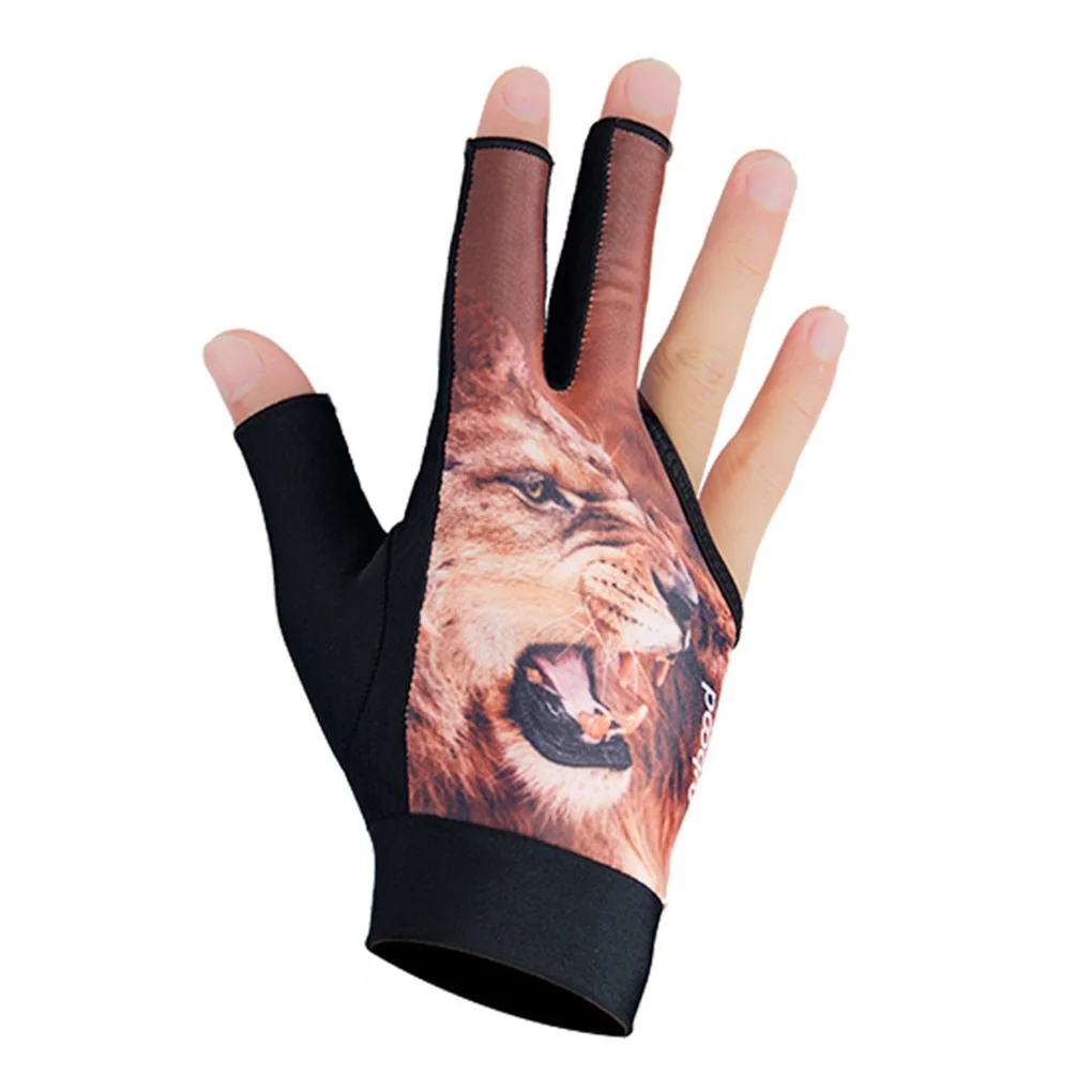 

BOODUN, дышащий материал мягкие противоскользящие спортивные высокие эластичные перчатки с 3 пальцами для бильярдных мячей