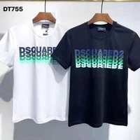 2022 menwomen fashion city printing letters dsquared2 classic slim t shirt short sleeved trend dt755