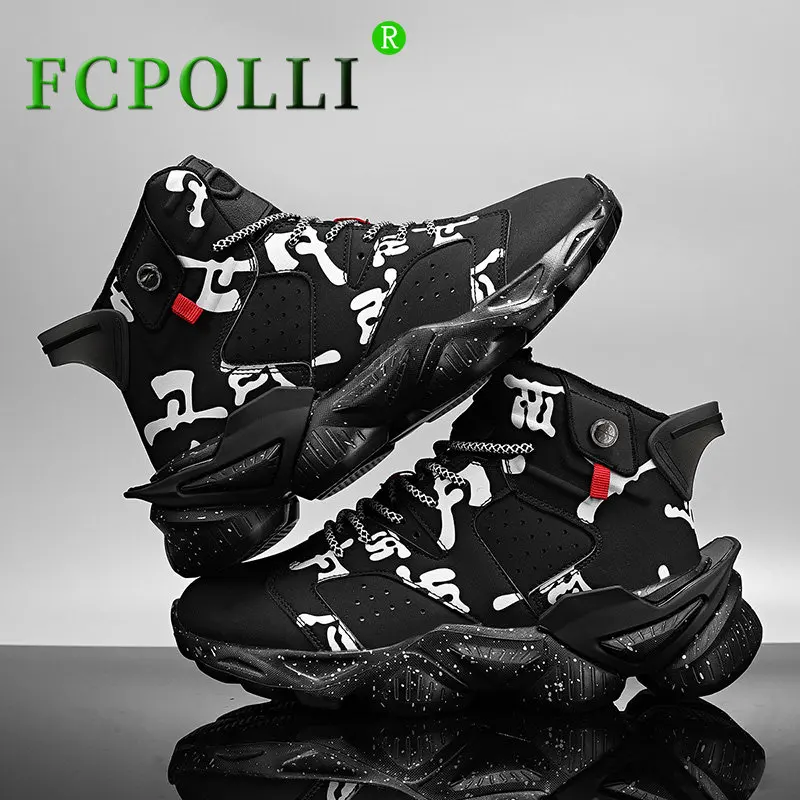 

Autumn 2022 Basketball Shoes Boy Top Quality Basketball Training Shoes Male Leather Sport Shoes Mens Anti Slip Basketball Boots