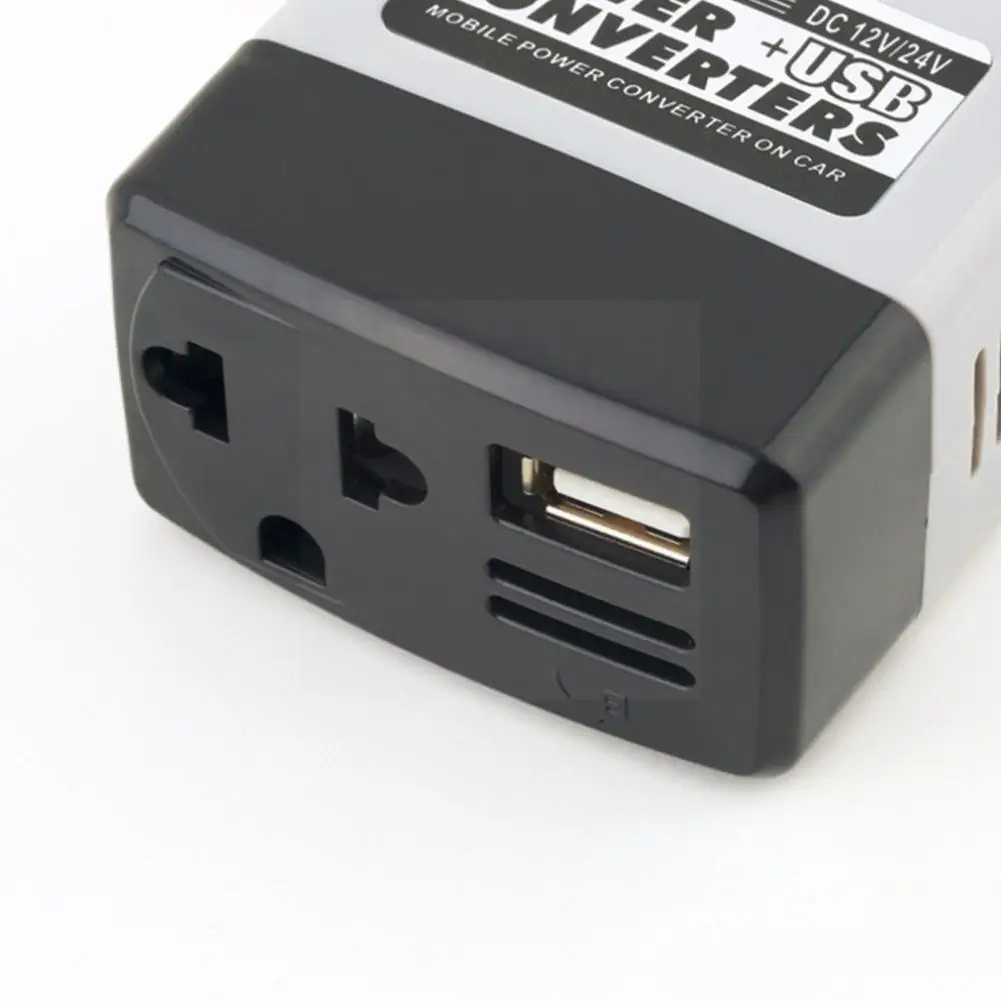 

12 В/24 В до 220 В автомобильный мобильный инвертор питания адаптер USB автомобильный преобразователь питания Преобразователь мощности зарядно...