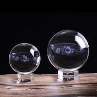 c10 4 68cm zodiac sign star crystal ball laser engraved glass sphere crystal craft home decor birthday gifts kawaii accessories