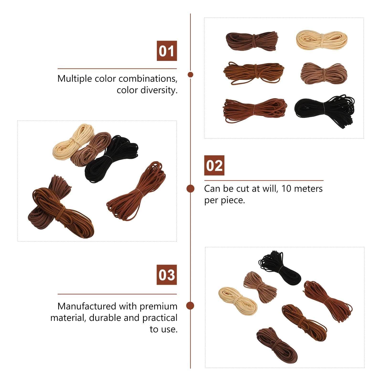 4 шт. замшевый браслет из синели сделай сам шнур бисер ювелирные изделия тканые