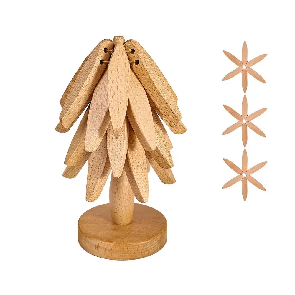 Креативная подставка для дизайна дерева деревянные подставки декоративные