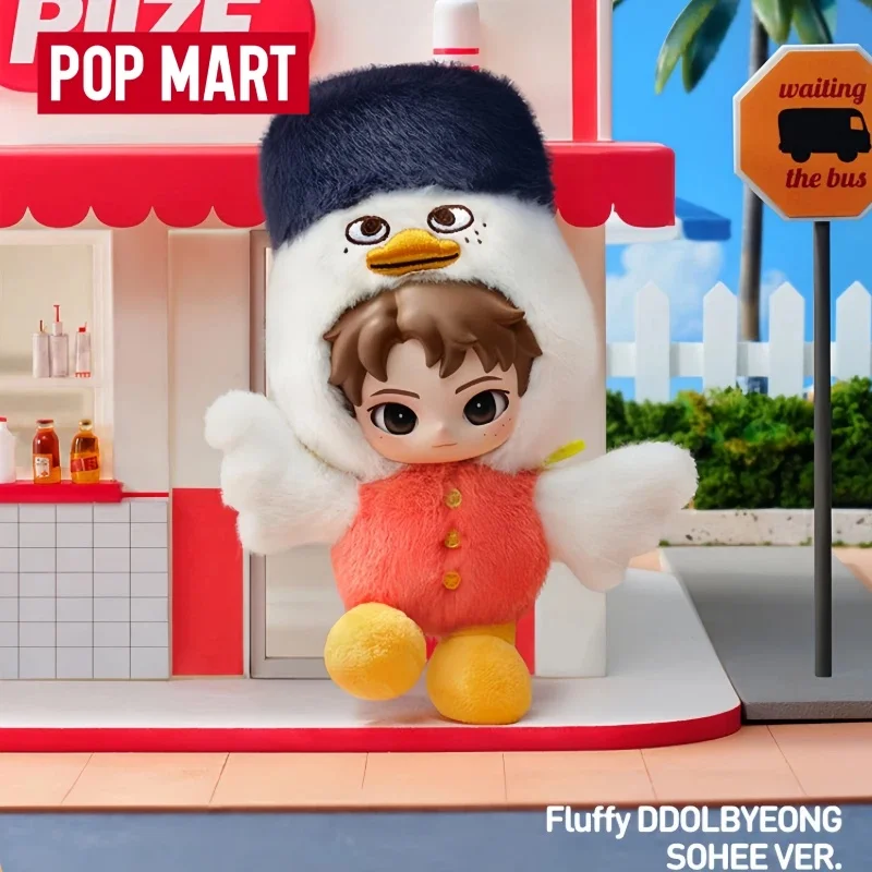 Фото Новый оригинальный POP MART RIIZE Fluffy Buddies Series: милые плюшевые брелоки-сюрпризы в закрытой упаковке, модные игрушки-подвески, подарок для коллекционеров. №4