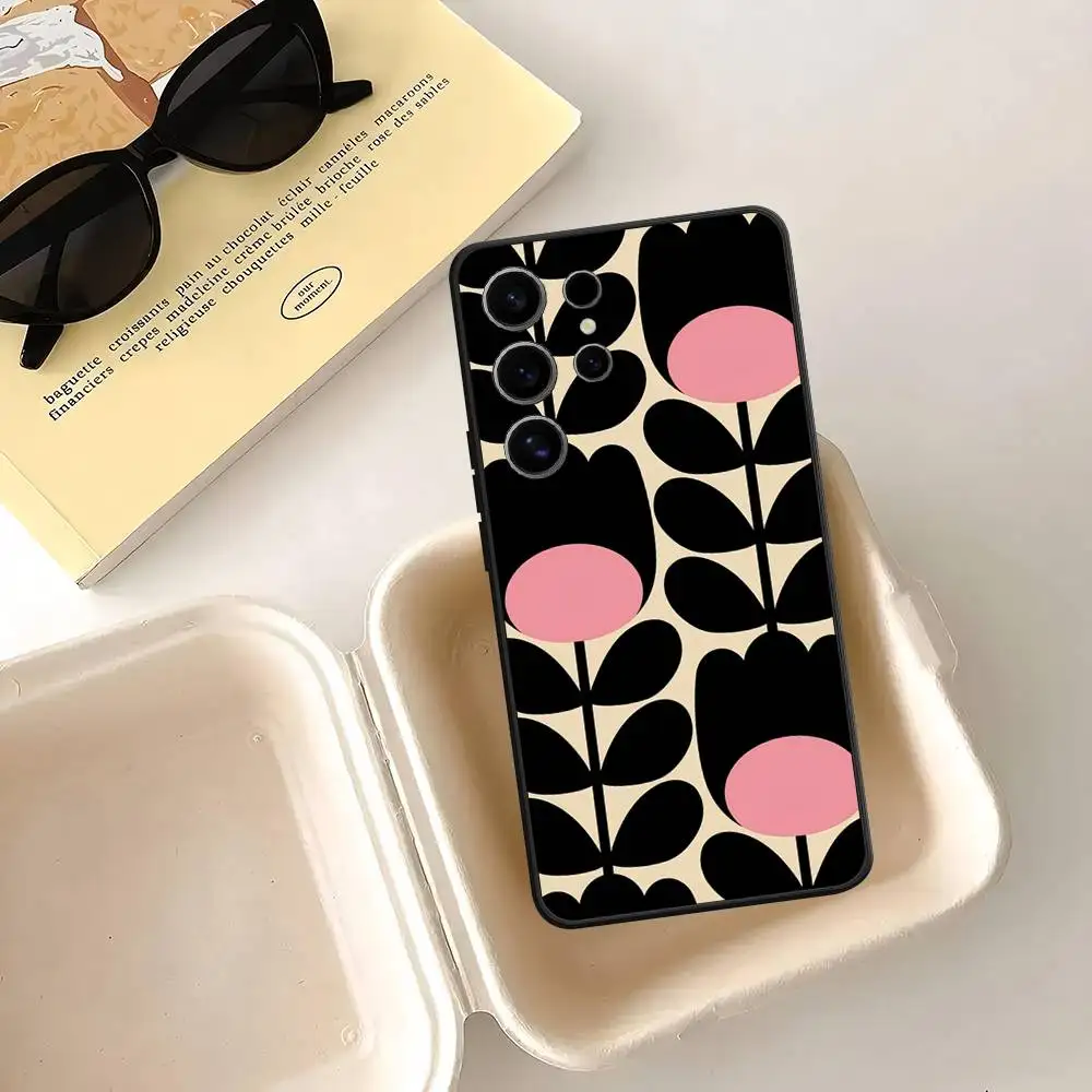 Чехол Flower Multi Stem Orla Kiely Folio для Samsung Galaxy Case S25 S23 S22 S21 S30 S20 S10 Ultra Plus FE Мягкий чехол из ТПУ (art.: 3920d3f110d8a) - 3920d3f110d8a