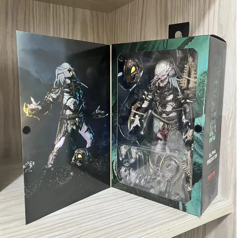 NECA Alien VS Predator Alpha Hunter Serie Фигурка Luxry Edition Коллекционная модель игрушки украшение