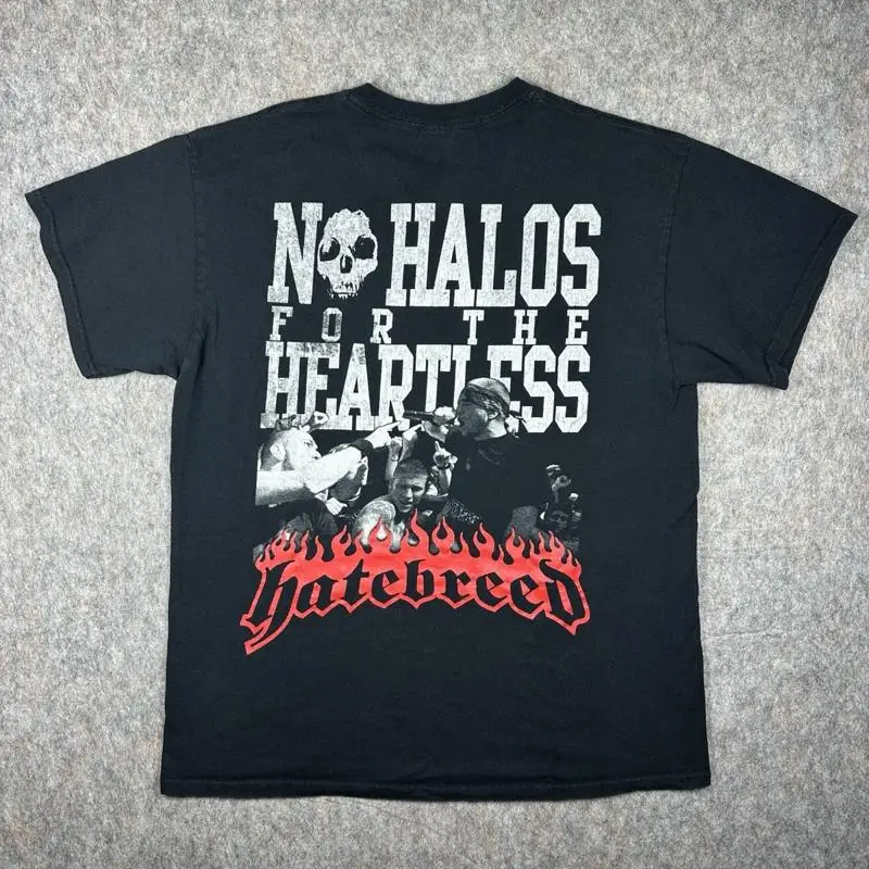 Фото Футболка Hatebreed Tour 2014, без галонов для большого большого размера в хардкорном металлическом ремешке без сердца №1