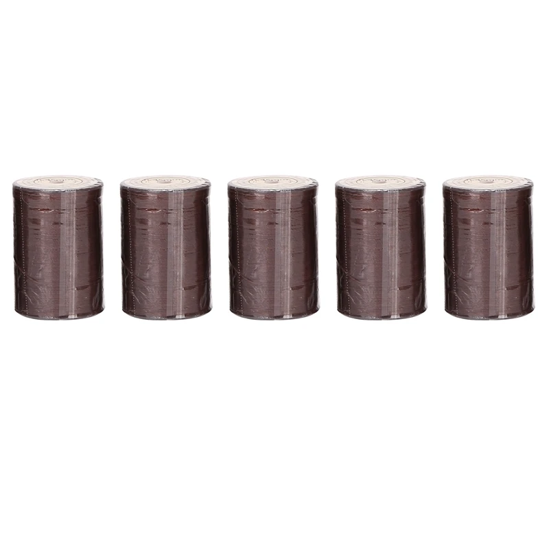 

1 Roll of 160M Waxed Leather Sewing Thread for Leather Hand Sewing Crafts. Diameter 0.45 mm (020 Dark Brown)