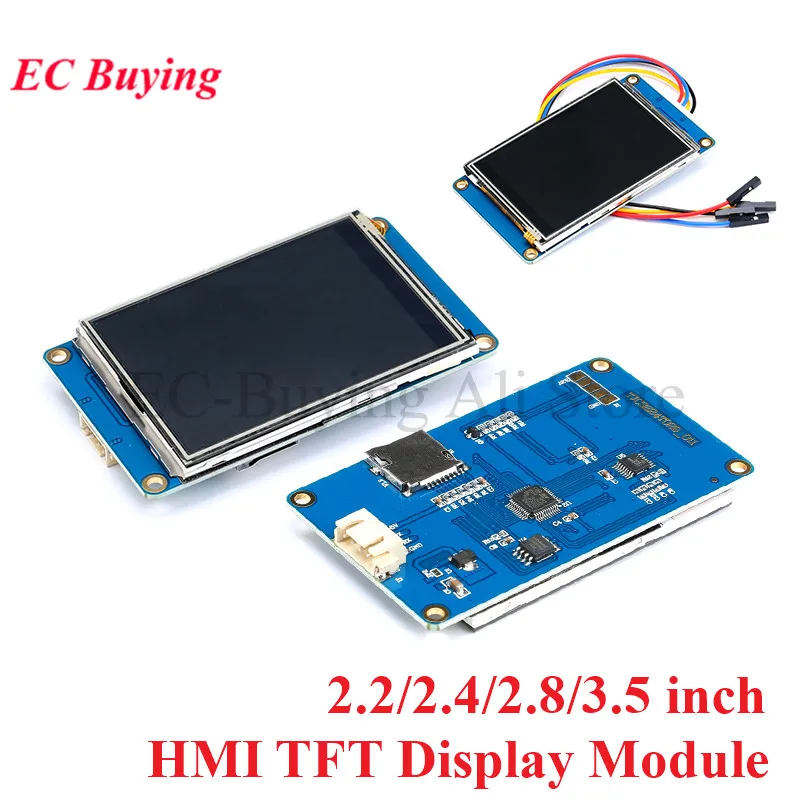 2.2 2.4 2.8 3.5 5 Inch USART HMI Intelligent Smart USART UART 2.2" 2.4" 2.8" 3.5" 5" TFT LCD Module Display with Font Picture