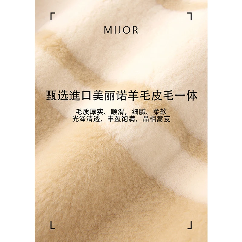 New Double-faced Fur  Winter Coat Women Casaco Feminino Wide-waisted Single Breasted High Street Thick Winter Luxury Clothes