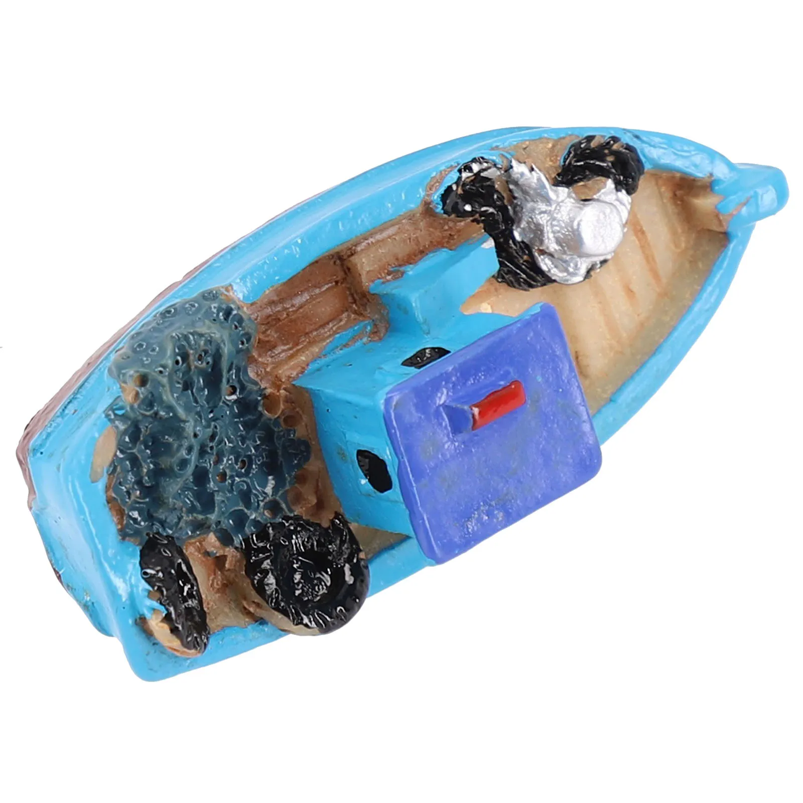 DIY Лодка Ремесло Домашнее Настольное Украшение 2*3*5 см Случайный Рыболовный