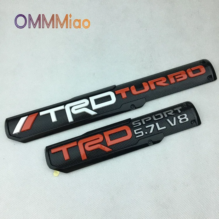 

Toyota tundra TRD TURBO sticker эмблема АБС TRD V8, Модифицированная наклейка, автомобильные аксессуары и наклейки, украшение автомобиля toyota trd