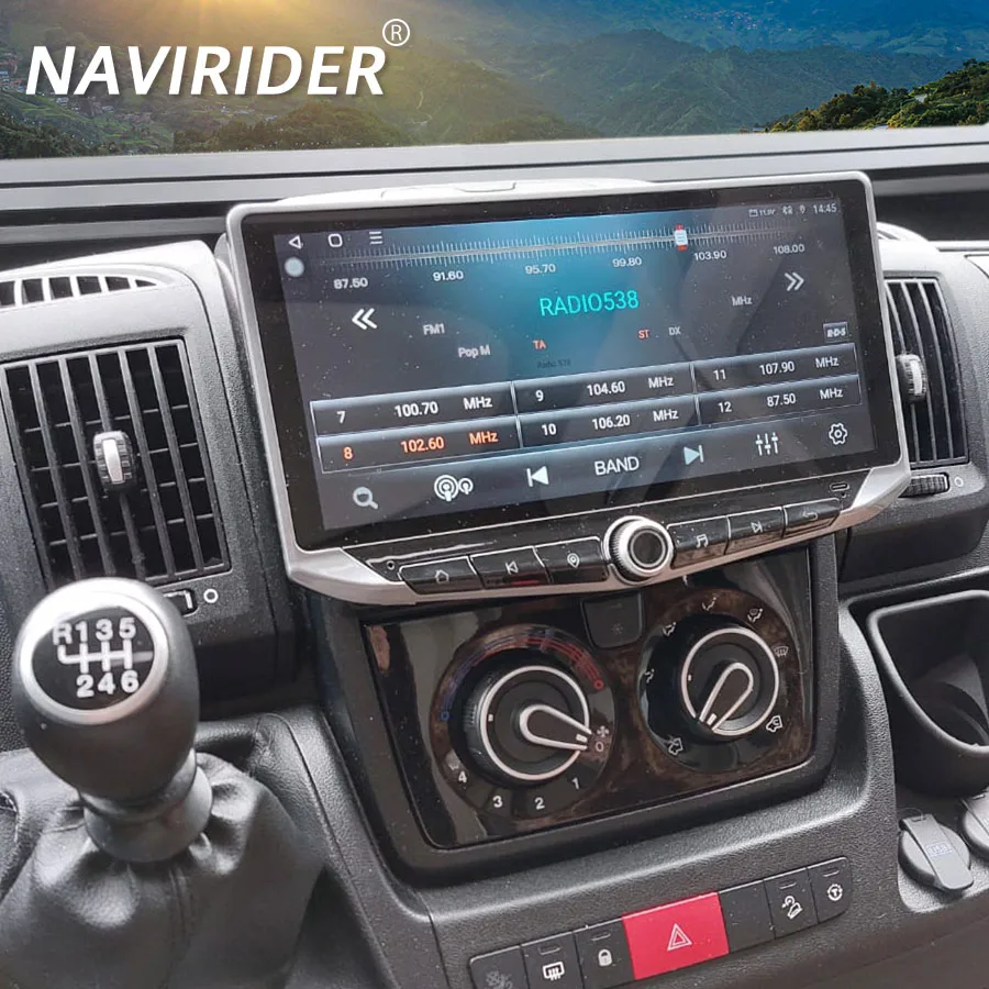 Автомагнитола 10 88 дюйма с Qled-экраном для FIAT DUCATO 2016 2017 2018 2022 Wi-Fi Bluetooth GPS DSP