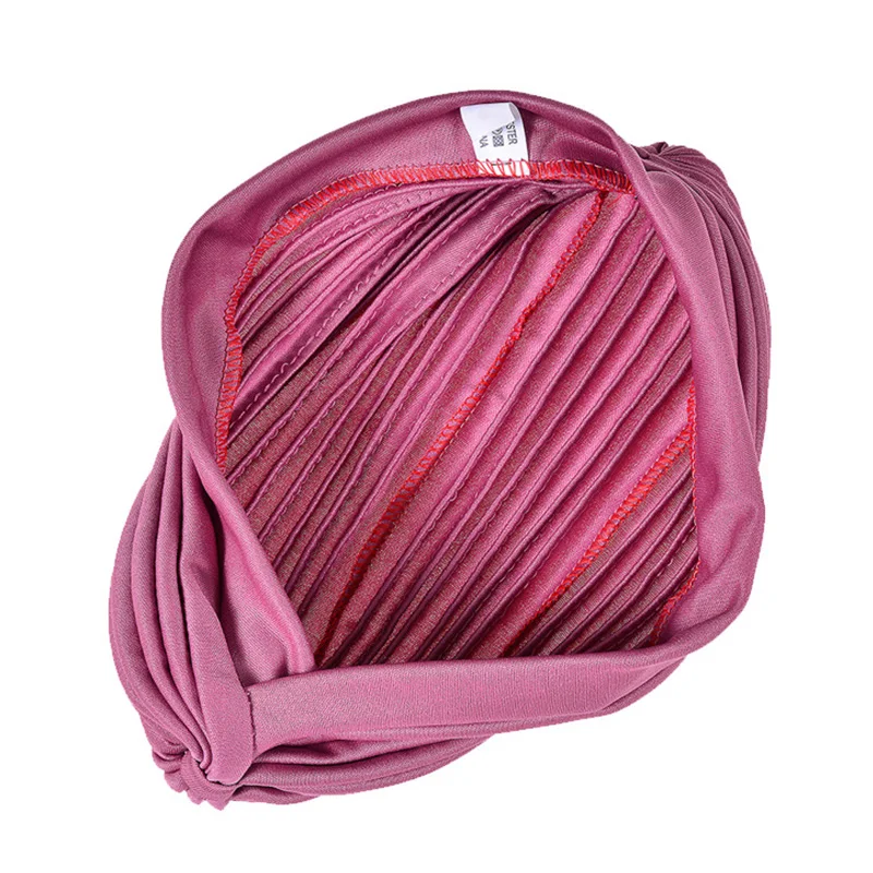 Модный мусульманский женский тюрбан индийский головной платок ночная шапка для