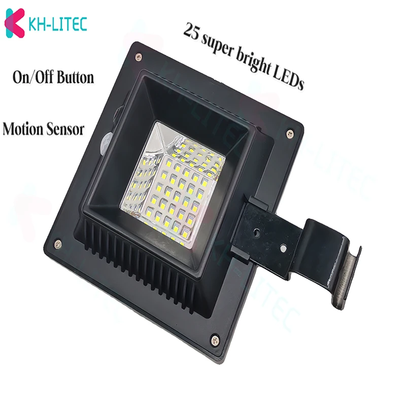 4 шт. 25 светодиодов Солнечная лампа с датчиком движения