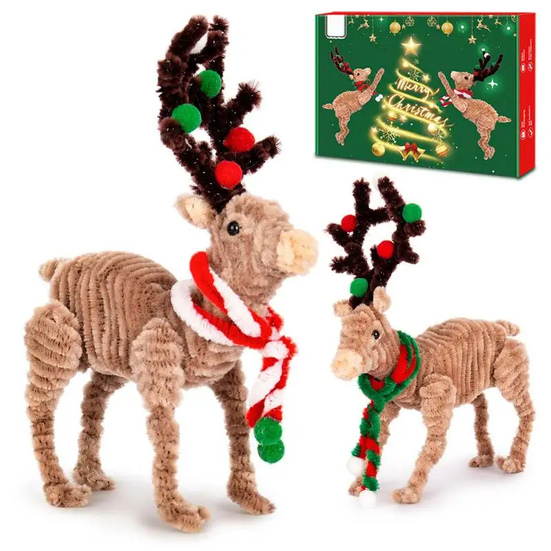 

Christmas Reindeer Craft Christmas Reindeer DIY Crafts Plush Reindeer DIY Kit Christmas Toy Christmas Gifts Christmas Supplies