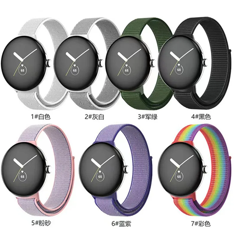 

Плетеный эластичный ремешок для наручных часов Google Pixel, сменный ремешок для умных часов Pixel