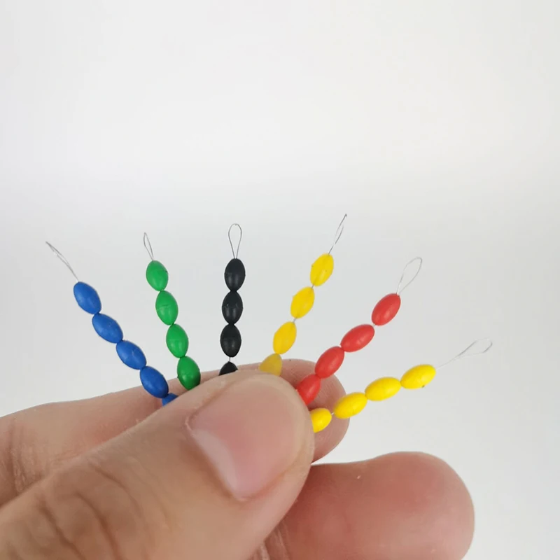 150 шт./5 комплектов резиновые поплавки для рыбалки