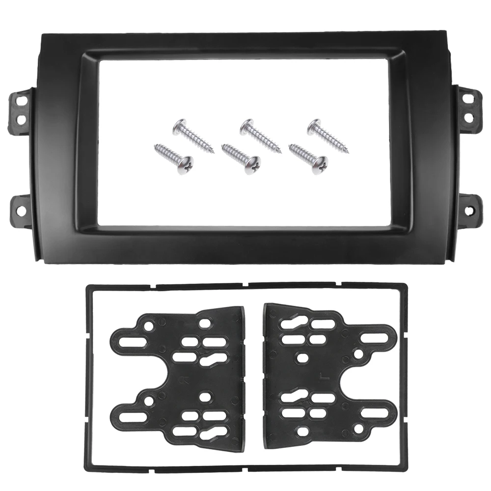 

Радио DVD стерео панель для Suzuki SX4 2006-2013 Fiat Sedici 2005-2014 пластиковая 2 Din Fascia автомобильная аудио установка рамка