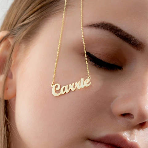 Персонализированное ожерелье из нержавеющей стали