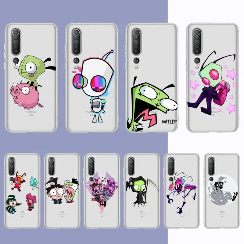 

Invader Zim Phone Case For Redmi Note 5 7 8 9 10 A K20 pro max lite for Xiaomi 10pro 10T