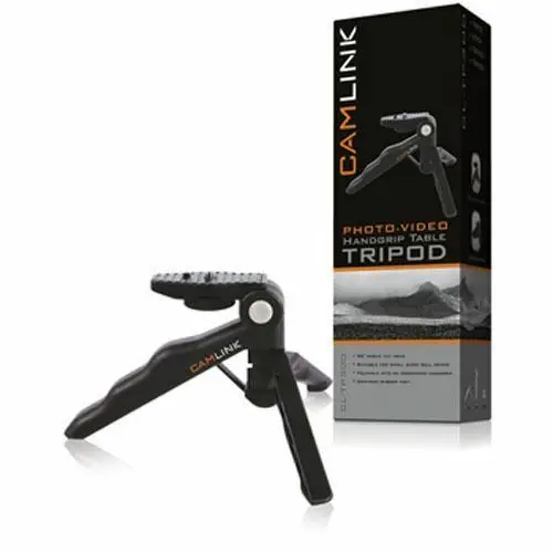 

Camlink Ergonomic Handgrip Table Top Camera Tripod for Photo and Video Cameras
