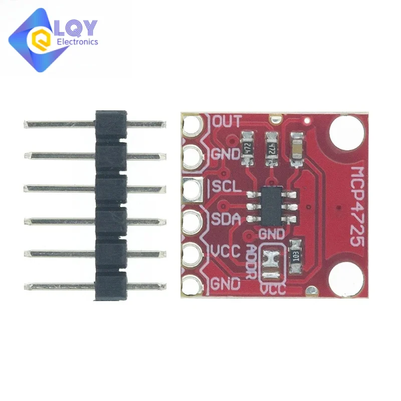 Плата разработки модуля прерывания LQY MCP4725 I2C DAC