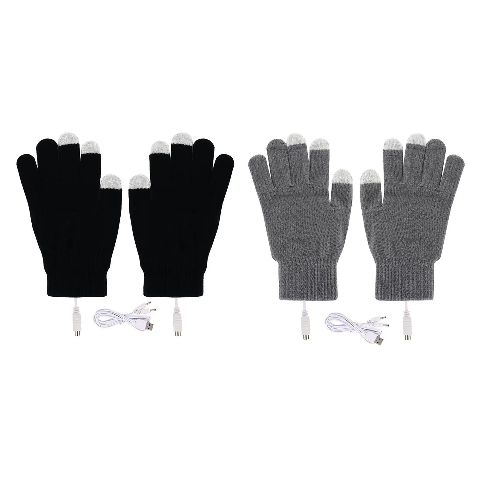 

Электрические перчатки с подогревом через USB, полностью моющиеся руки, дизайн, сенсорный экран для набора текста, катания на лыжах