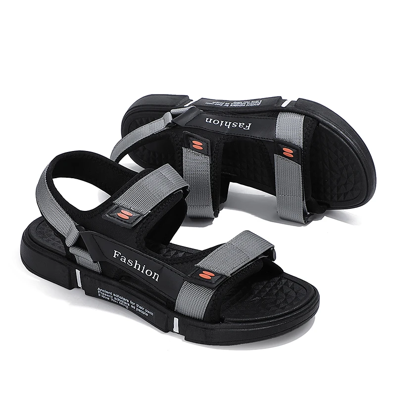 Men's Sandals Summer Children's Shoes Fashion Light Soft Flat Shoes Open Toe Casual Beach Sandals Men's Shoes Outdoor Size 35-44