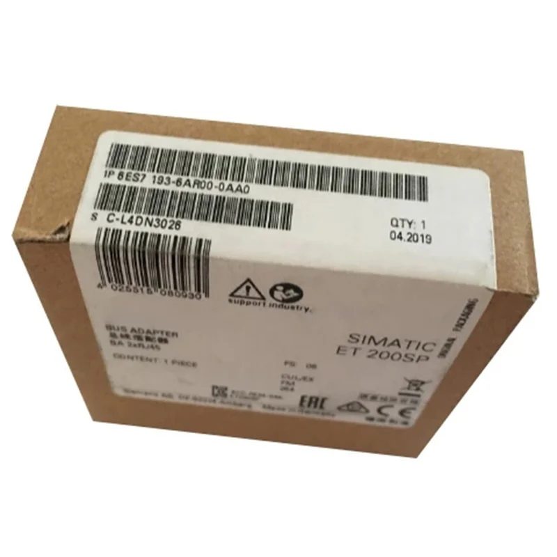 

Новый оригинальный 6ES7193-6AR00-0AA0 ET200SP автобусный адаптер 6ES7193-6AROO-OAAO spot