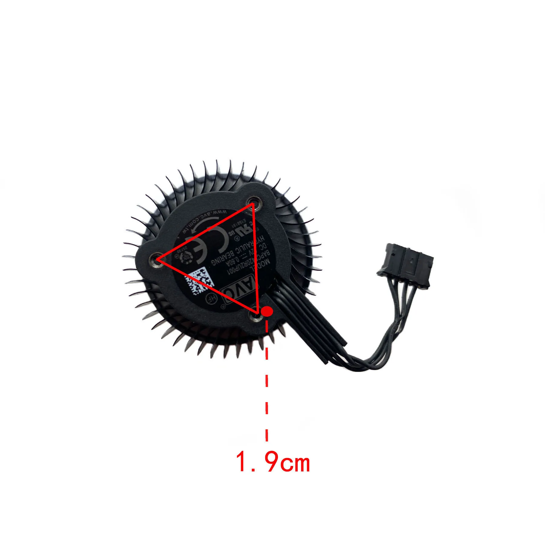 Новинка для NVIDIA RTX A2000 PNY запасной вентилятор видеокарты