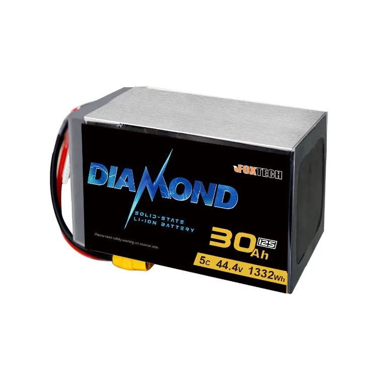 

Foxtech Diamond Series 12S 30000 мАч твердотельный перезаряжаемый литий-ионный беспилотный летательный аппарат для Multirotor VTOL