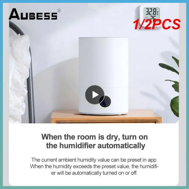 

Датчик температуры и влажности Tuya Smart Home ZigBee, датчик с дистанционным управлением, с поддержкой Alexa Google Home Assistant Smartlife, 1/2 шт.