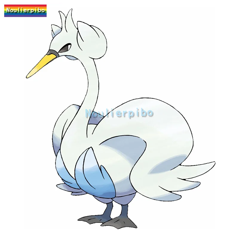 Мультяшный автомобиль наклейка Покемон Пикачу Дилу чудовище танец Лебедь