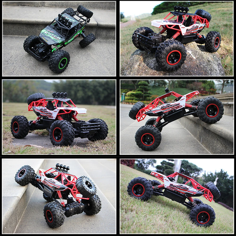 1:12 4WD RC Car With Led Lights 2.4G Radio Remote Control Cars Buggy Drift Off-Road Trucks Boys Toys for Children | Игрушки и хобби