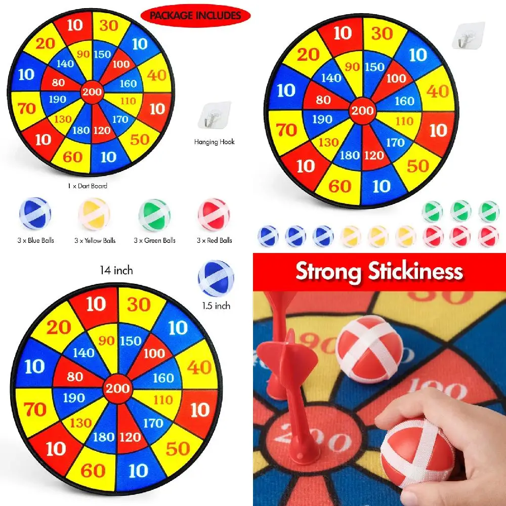 

"12-Piece Fun, Safe, Sticky Ball Sport Set for Kids - Active Games and Activities for Indoors and Outdoors".