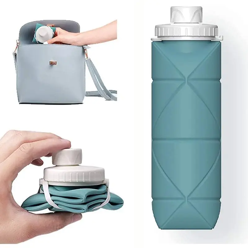 

Mini Silicone Portable Retractable Ultralight Outdoor Sports Travel Foldable Water Bottle Camping collapsible Drinking Cup
