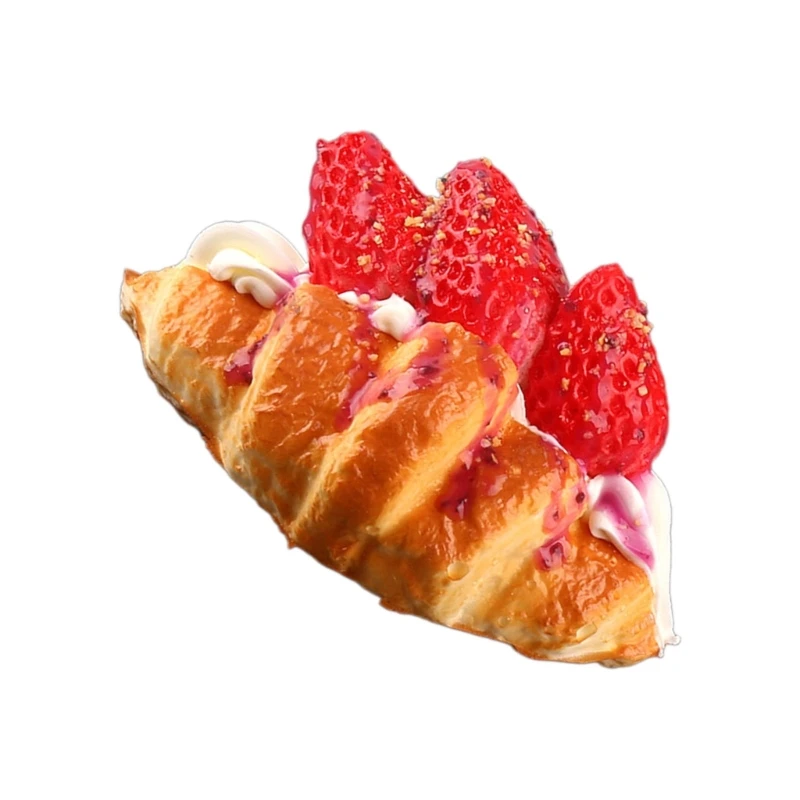 Имитация круассанов пищевая игрушка для украшения реквизит фотосъемки