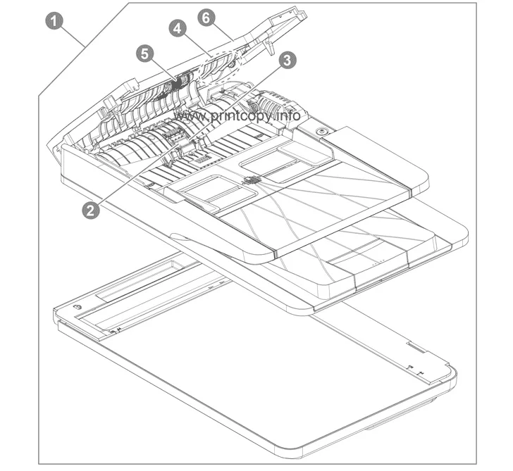 HP C5F98 40003 Крышка LJ M426 / M427 для моделей PRO M402 M403 |Детали принтера| |