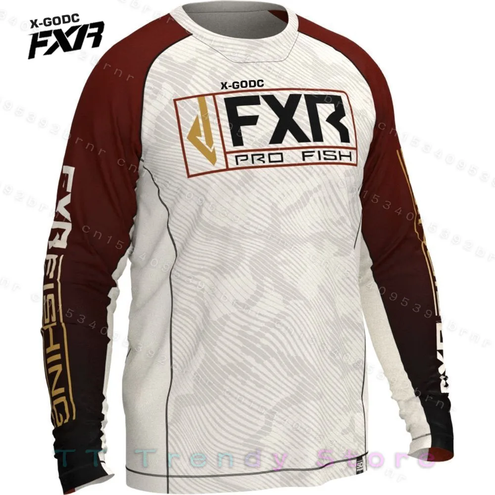 

Enduro Jersey Downhill Mountain X-GODC FXR Moto Jersey Long Sleeve Motorcycle MTB Motocross Jersey MX ATV Cycling Jersey